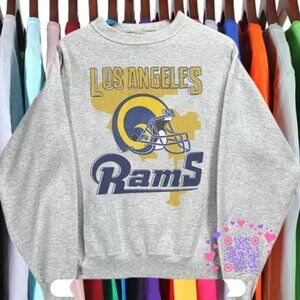 Vtg Los Angeles Rams Football Sweatshirt Retro NFL LA Rams Unisex Shirt tee